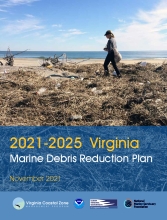 Cover of the Virginia Marine Debris Reduction Plan. 