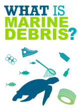 Cover of "What is Marine Debris?" poster.