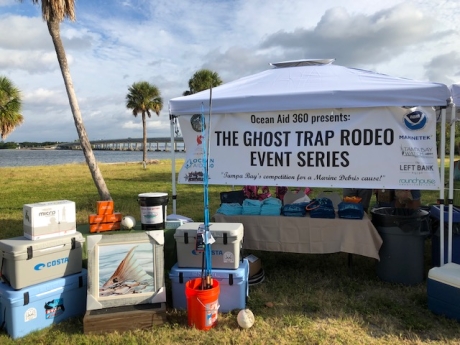 Tent at the first Ghost Trap Rodeo. 