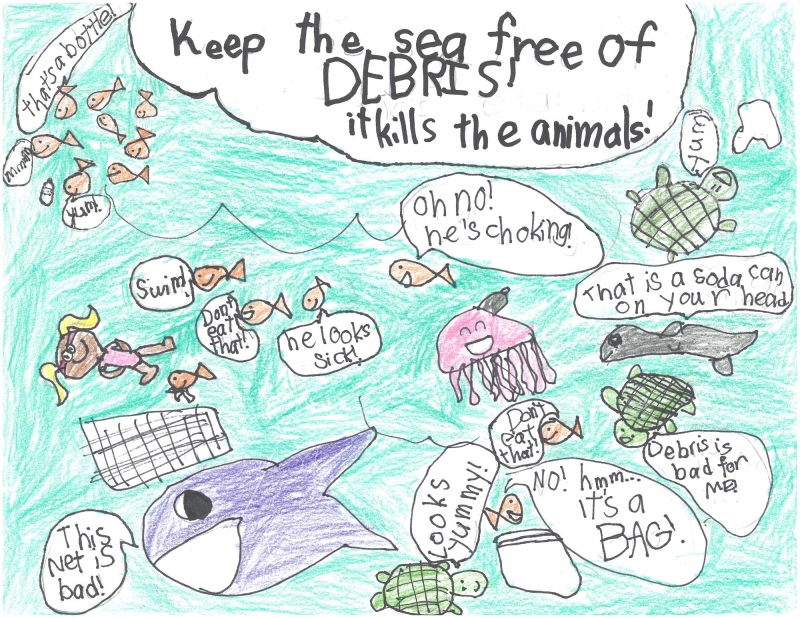 Artwork by Dara K. (Grade 2, Hawaii)