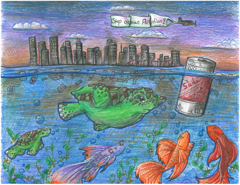 Artwork by Deanna W. (Grade 8, North Carolina)