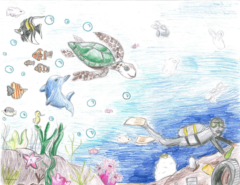Artwork by Dani F. (Grade 8, Virginia)