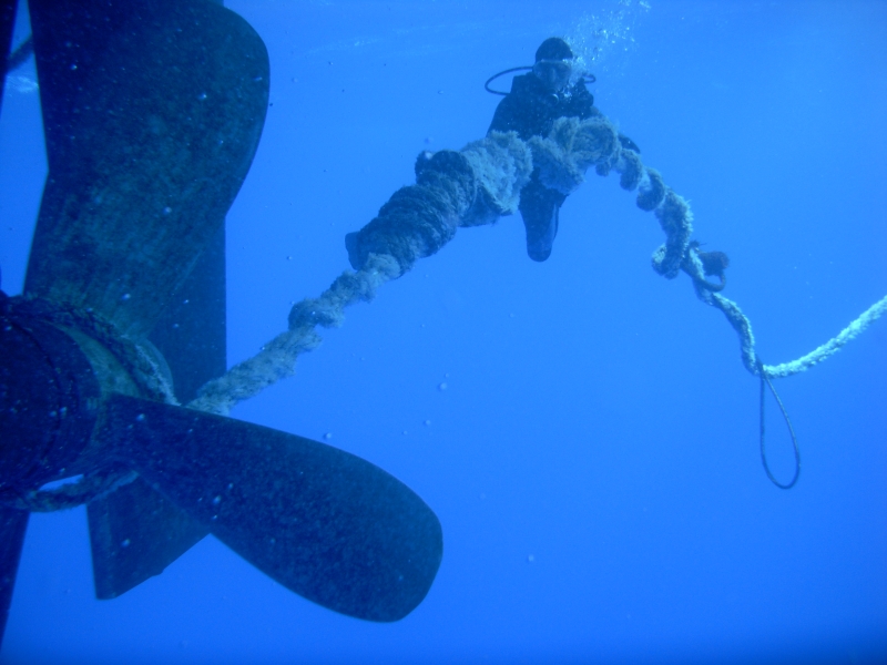 Fouled Propeller